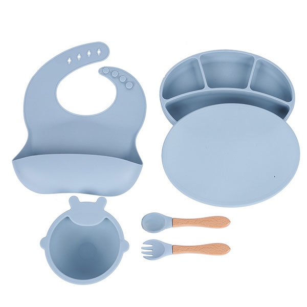 Custom Bulk Food Grade BPA Free Eco-Friendly Baby Feeding set
