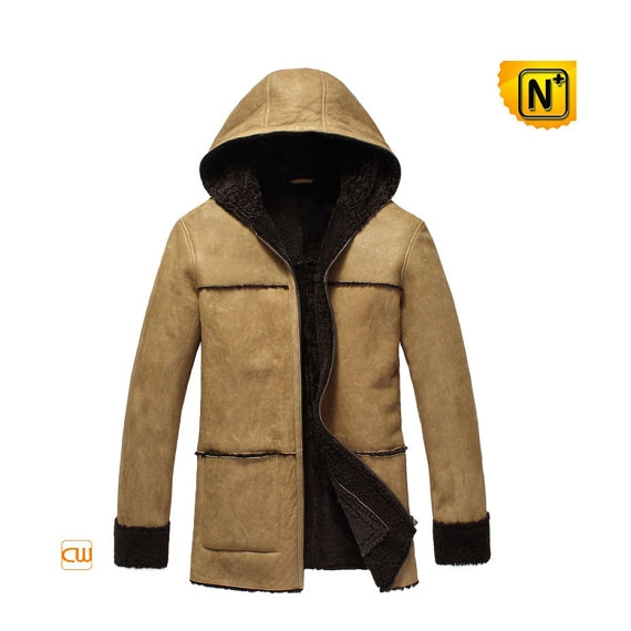 Custom Merino Sheepskin Jacket with Hood CW878604