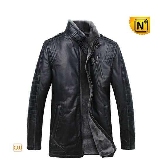 Custom Sheepskin Shearling Jacket Mens CW877328