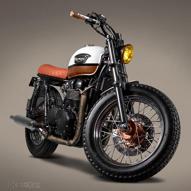 Customized Triumph Bonneville T100 from Ton-Up Garage