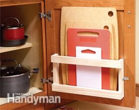 Cutting board rack