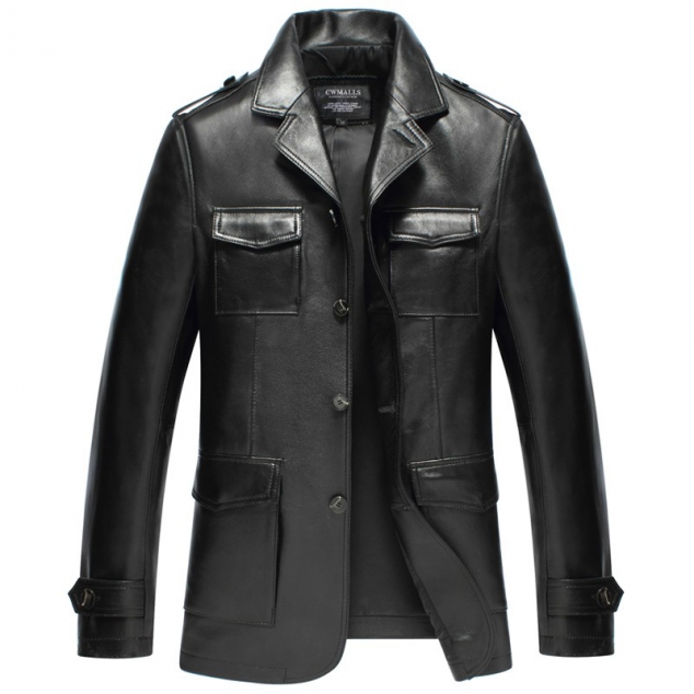 CWMALLS® Albany Custom Mens Leather Jacket CW808020 - Online & In-Store Shopping