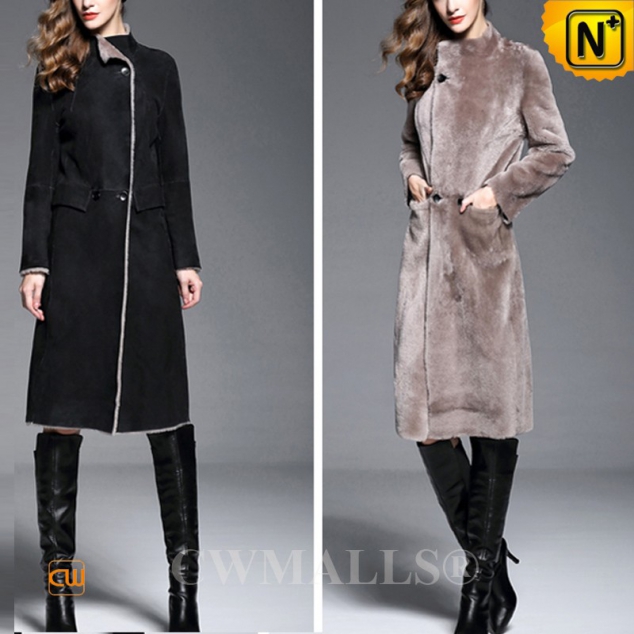 CWMALLS® Denver Long Reversible Shearling Coat CW652132 [Updated Styles 2017]