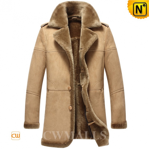 CWMALLS® Denver Sheepskin Trench Coats CW807159