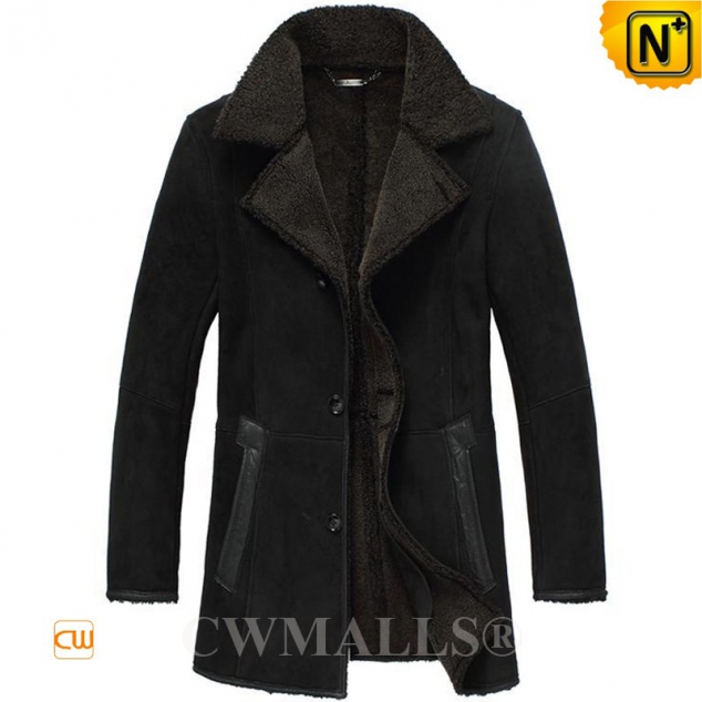CWMALLS® Slim Fit Men Sheepskin Coat CW807132