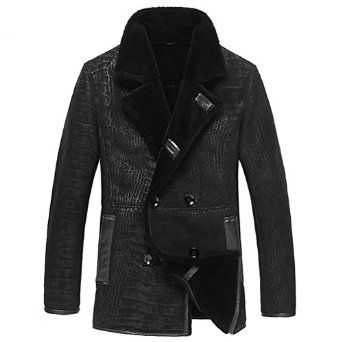 Darwin Mens Embossed Sheepskin Coat CWMALLS