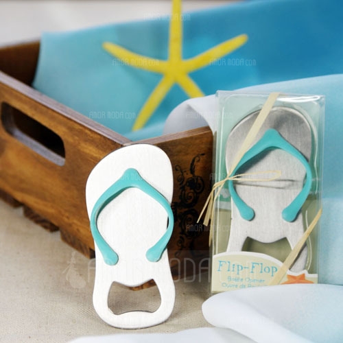 "De Pop o topo" Forma Flip-Flop Abridores de Garrafa