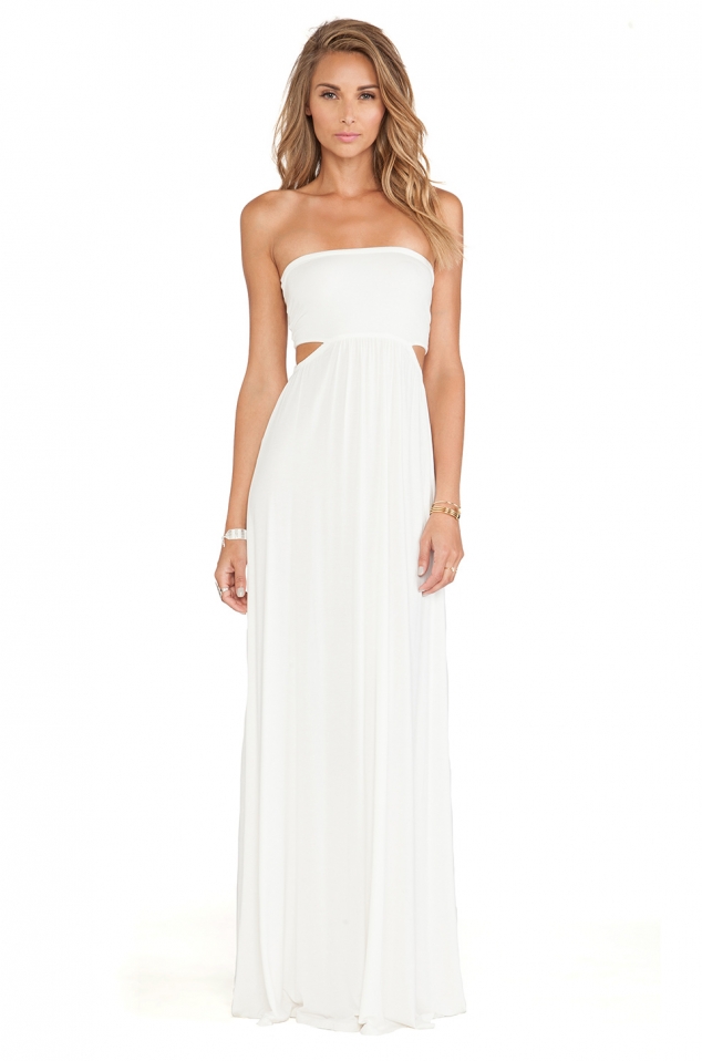 DEMI STRAPLESS MAXI DRESS
