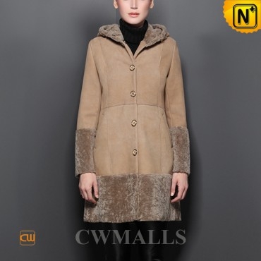 Denver Womens Long Shearling Coat CW605520