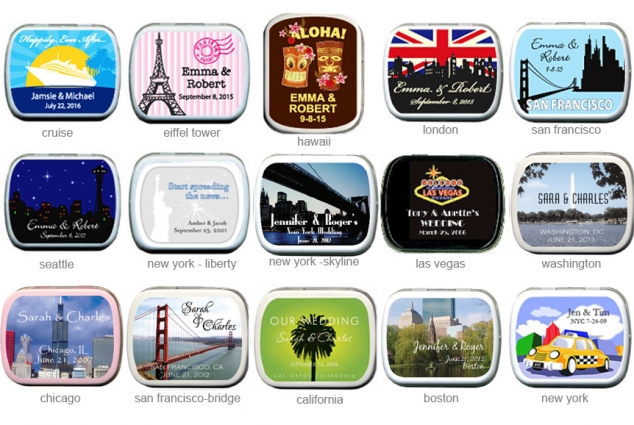 Destination Wedding Mint Tins - Image 2