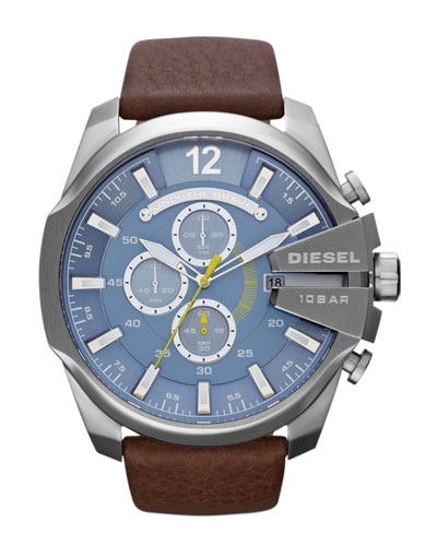 Diesel Mega Chief Chronograph Blue/Silver watch