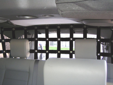 Divider Netting for Jeep Wrangler JK from DirtyDog 4x4 - Image 2