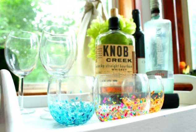 DIY Anthropologie Confetti Tumblers - Image 3