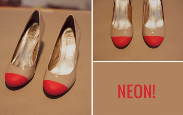 DIY: Neon Toe Shoes - Image 3