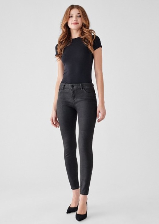 DL1961 Florence Ankle Mid-Rise Skinny Jeans