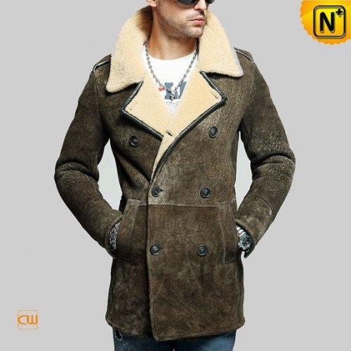 Double Breasted Sheepskin Coat CW878091