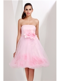 Dramatic A-Line Empire Strapless Taline's Short Prom/Homecoming Dress