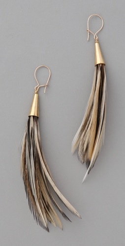Duster Feather Earrings