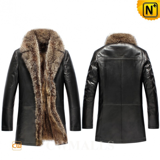DUTCH Brand | CWMALLS® Rotterdam Raccoon Fur Lined Coat CW857367[CWMALLS Cyber Monday]