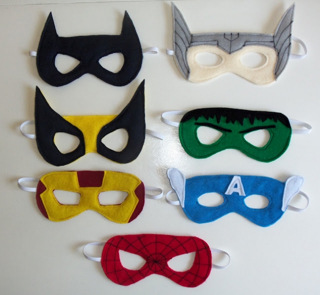 Easy to make superhero masks