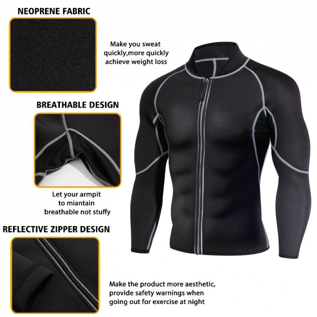 Eleady Neoprene Slimming Sauna Jacket