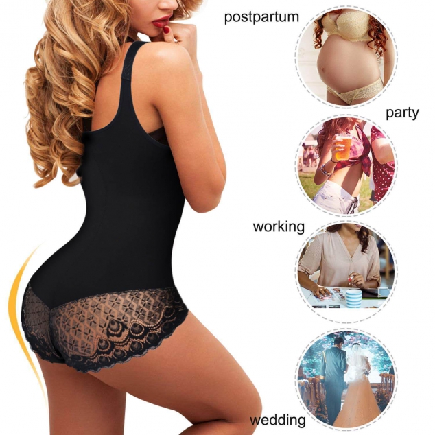 ELEADY Tummy Slim Latex BodySuit