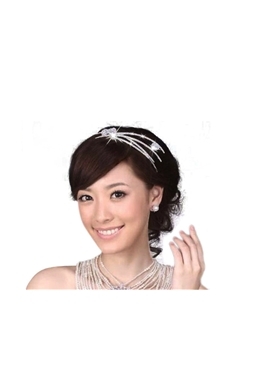 Elegant Created Clear Crystal Hair Jewelry & Wedding Headpieces & Tiaras 