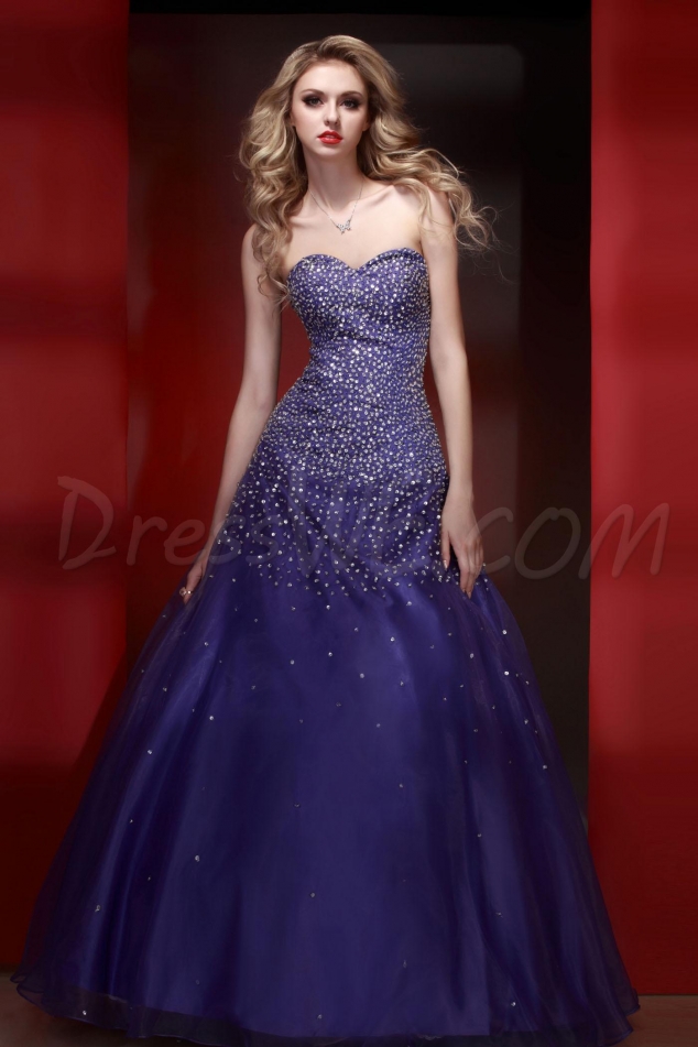 Elegant Sweetheart Floor-length Prom/Quinceanera/Ball Gown Dress