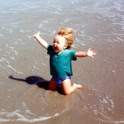 Exactly how I feel when arriving at the beach
