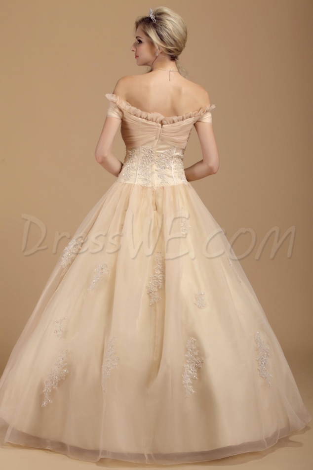 Exclusive Ball Gown Off-the-shoulder Floor-length Dasha's Quinceanera Dress - Image 2