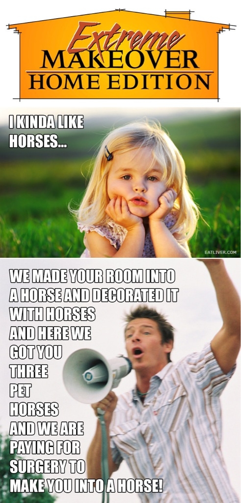 Extreme Makeover Home Edition humour
