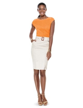 Eyelet Front Layering Top