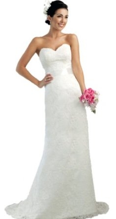 Faironly Lace Modified A-line Bridal Gown Wedding Dress