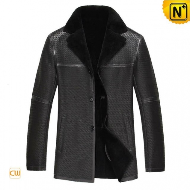 Fargo Mens Fur Jacket Sheepskin Leather Coat CW877255
