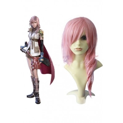 Final Fantasy Lightning Pink Cosplay Wig