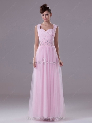 Floor-length Beading Prom Dresses