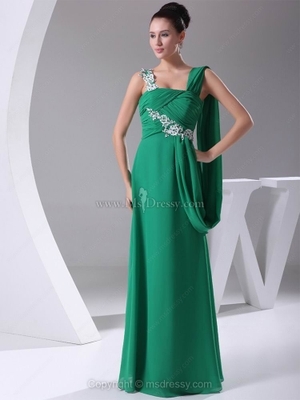 Floor-length Beading Prom Dresses