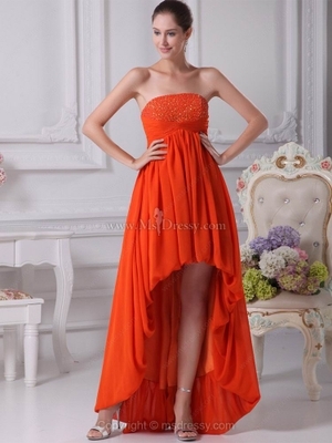 Floor-length Beading Prom Dresses