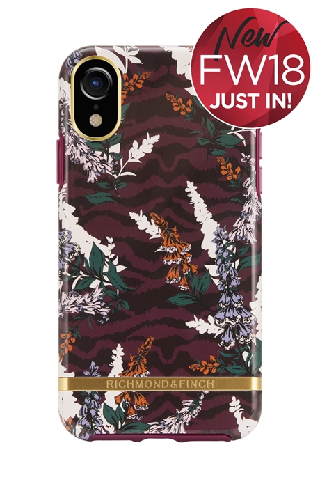 Floral Zebra iPhone XR Case