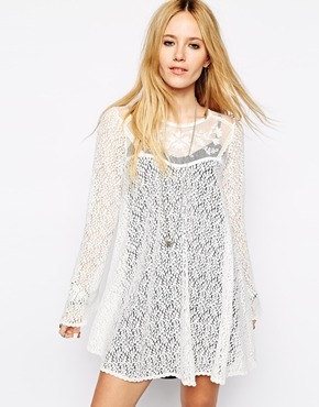 Free People Rodeo Bella Swing Dress in Lace