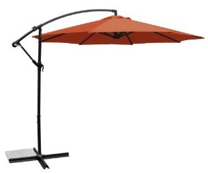 free standing umbrella with base