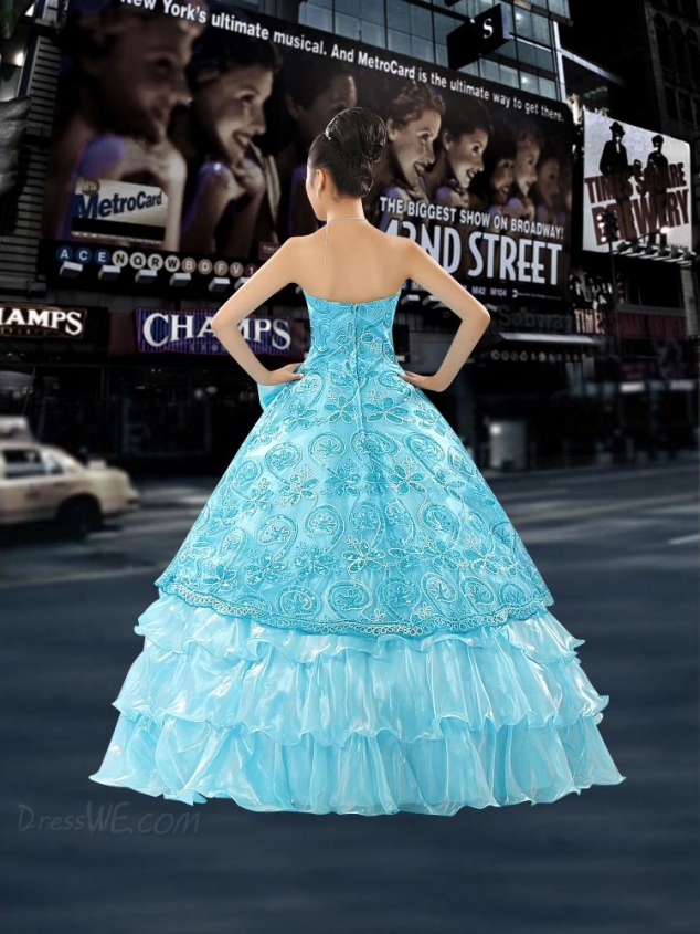 Fresh Ball Gown Sweetheart Floor-Length Ball Gown Dress - Image 2