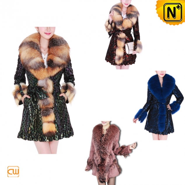 Fur Trim Coat Women CW148180 - cwmalls.com