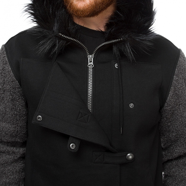 Game of Thrones Jon Snow Fur Hoodie - Image 3