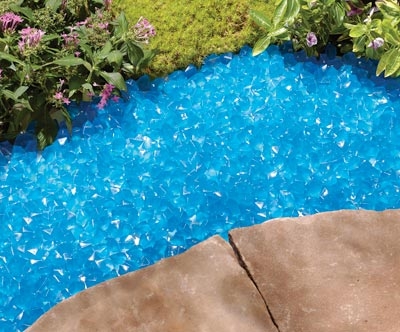 Glow garden stones