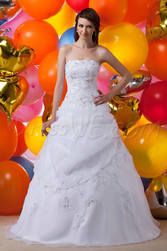Good Ball Gown Strapless Floor-Length Maria Anastasia's Quinceanera/Ball Gown Dress 