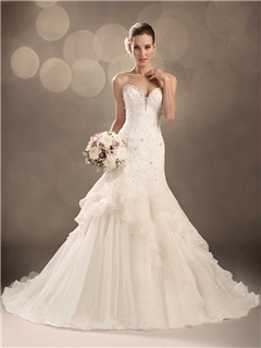 Gorgeous A-Line Beading Halter Floor Length Sweep/Brush Train Evening Dress