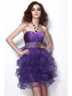 Gorgeous A-line Sweetheart Mini/Short Natilie's Cocktail/Homecoming Dress