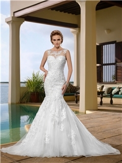 Gorgeous Trumpet/Mermaid Spaghetti Straps Sweetheart  - Image 2