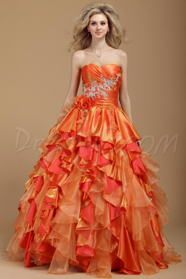Graceful A-Line Strapless Floor-Length Dasha's Quinceanera/Ball Gown Dress